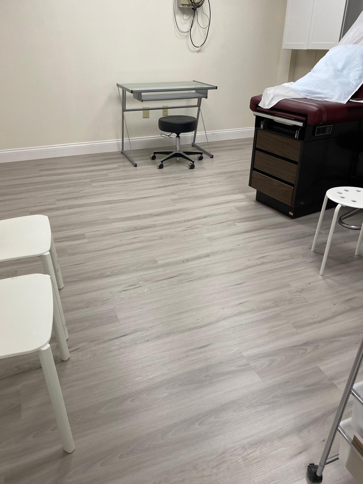 Medical office vinyl floor installation Medical office vinyl floor installation