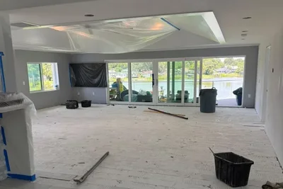 Surface after tile demolition and cleanup in Orlando