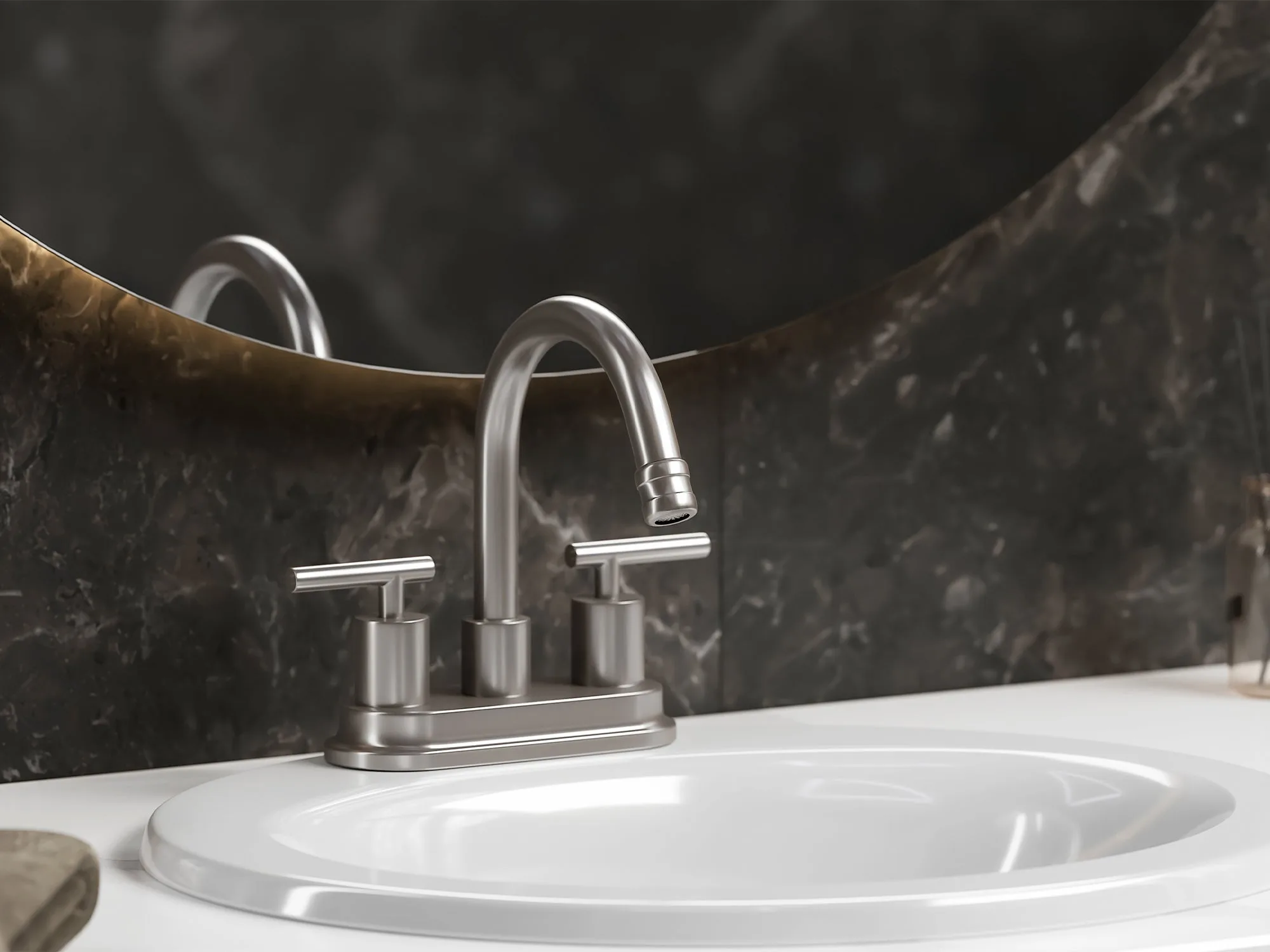 Bathroom Faucet installed